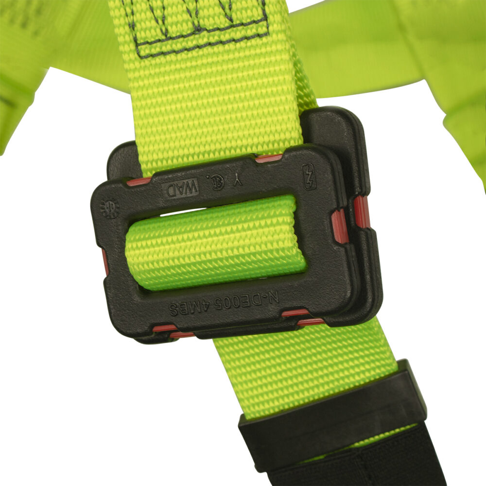 Arc Flash Full Body Harness: Soft Dorsal & Sternal Loop, DE MB Torso, DE QC Legs Safewaze