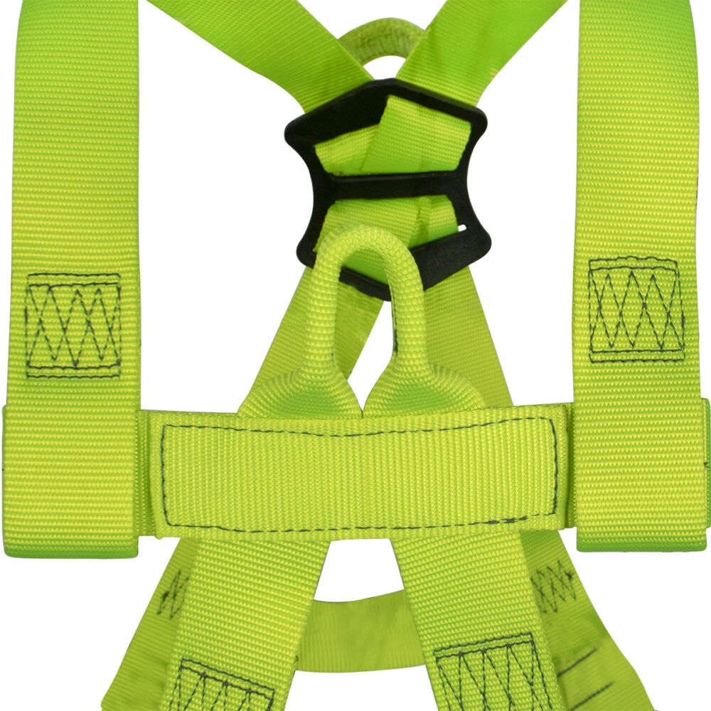 Arc Flash Full Body Harness: Soft Dorsal & Sternal Loop, DE MB Torso, DE QC Legs Safewaze