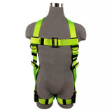 Arc Flash Full Body Harness: Soft Loop, 1D, DE MB Torso, DE MB Chest, DE QC Legs Safewaze