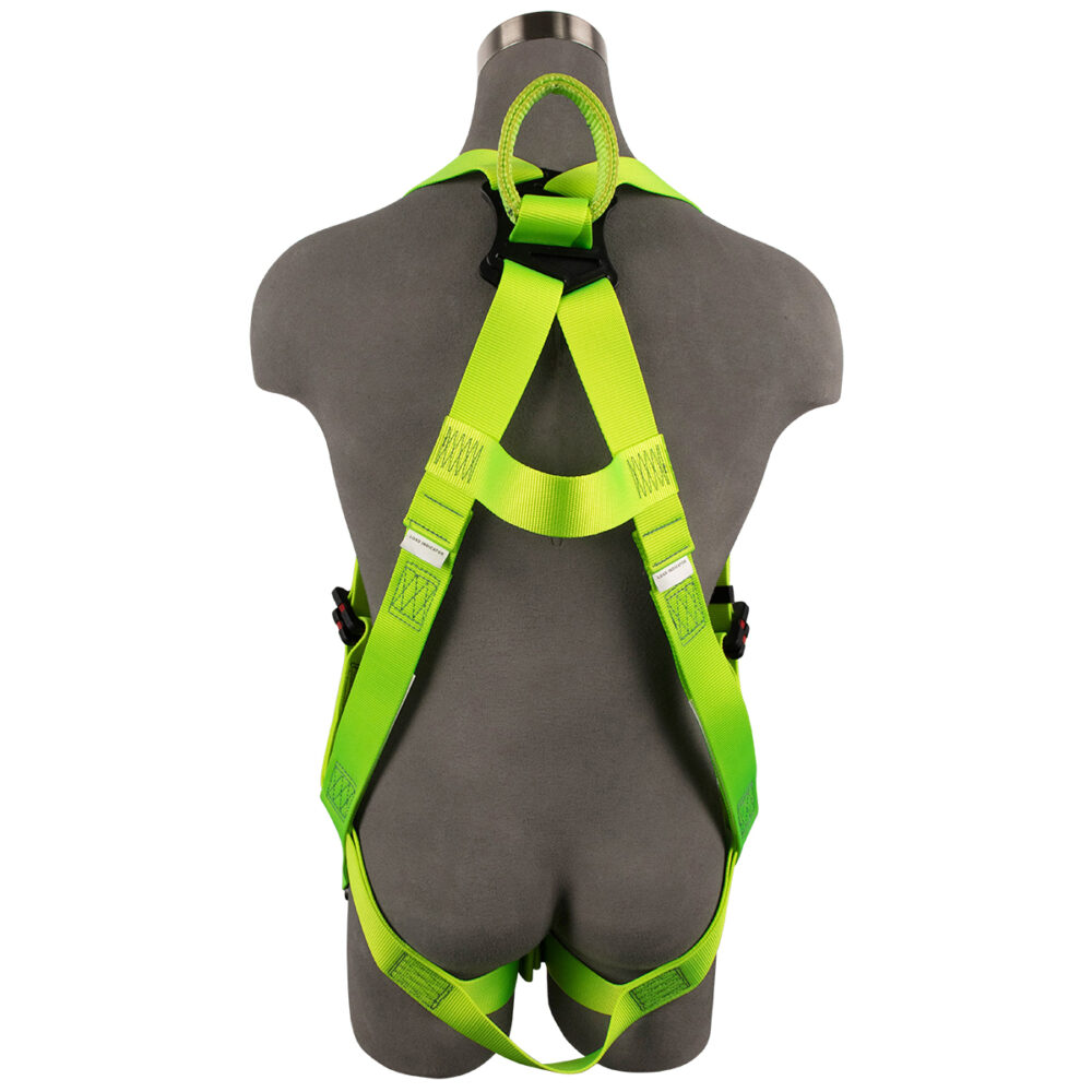 Arc Flash Full Body Harness: Soft Loop, 1D, DE MB Torso, DE MB Chest, DE QC Legs Safewaze