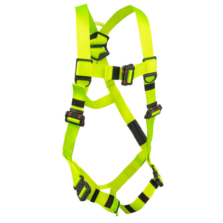 Arc Flash Full Body Harness: Soft Loop, 1D, DE MB Torso, DE MB Chest, DE QC Legs Safewaze