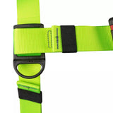 Arc Flash Full Body Harness: Soft Loop, 1D, DE MB Torso, DE MB Chest, DE QC Legs Safewaze