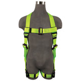 Arc Flash Full Body Harness: DE 1D, DE MB Torso, DE MB Chest, DE QC Legs Safewaze