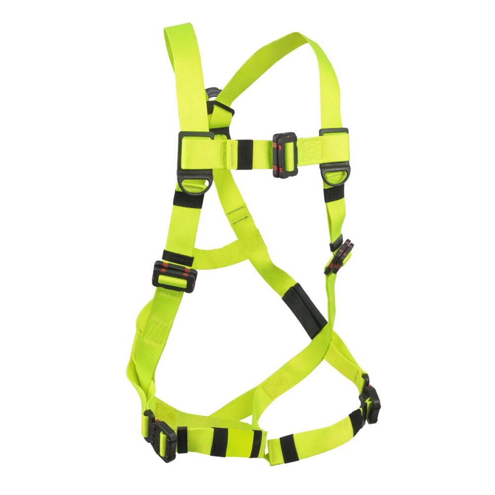 Arc Flash Full Body Harness: DE 1D, DE MB Torso, DE MB Chest, DE QC Legs Safewaze