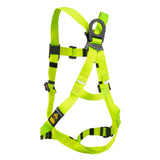 Arc Flash Full Body Harness: DE 1D, DE MB Torso, DE MB Chest, DE QC Legs Safewaze