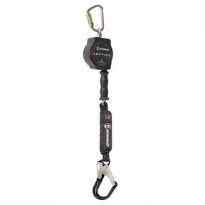 Latitude HD 10' Single Cable SRL-P: Carabiner, Hook SW8008-10-ALU-RBH Safewaze Alu Rebar Hook
