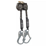 Latitude HD 10' Dual Cable SRL-P: SW-9012 BWB, Hooks SW8008-10-RBH-DL Safewaze Rebar Hook