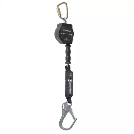 Latitude HD 10' Single Cable SRL-P: Carabiner, Hook SW8008-10-RBH Safewaze Rebar Hook