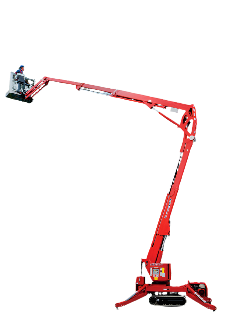 Trailer Mounted Boom/Bucket Rotating Lift - TM6234 Gas Europelift