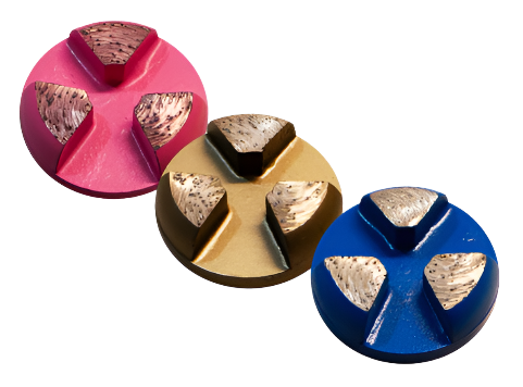 Round Diamond Inserts: 2", 3 Segment Diamond Products