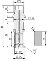 CNC Sink Router Bits DGH75373 Diamut 3CM P1