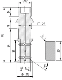 CNC Sink Router Bits DGH75373 Diamut 3CM P1