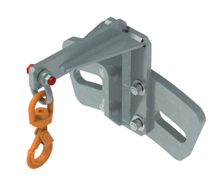 Pole Hoist System IN-2242 Safewaze Flange adapter for lateral entry