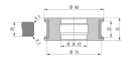 T Shape CNC Wheels Diamut