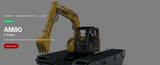 Amphibious Undercarriage for Floating Excavator - AM80-5E EIK Solutions