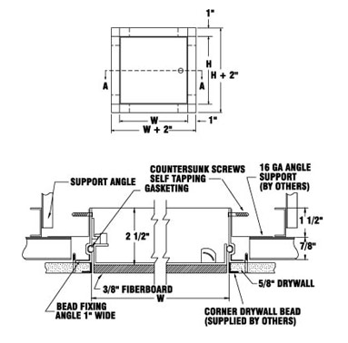 Sesame Drywall Ceiling Hatch Karp