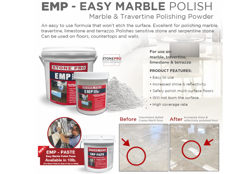 EMP Easy Marble Polish (Powder) Stone Pro