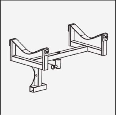 BD400 Electric Material Lifter Accessory Pipe Cradle DTS Glass & Material Handling Equipment Accessory - Pipe Cradle