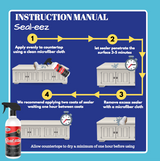 Seal-eez Granite Sealer & Stone Counter Top Sealer 24oz Clean-eez