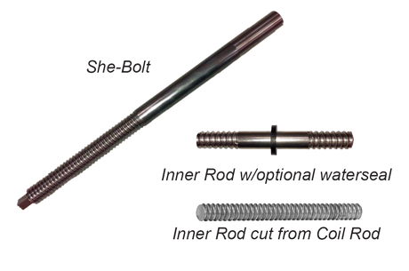 She-Bolts and Inner Rods Surebuilt