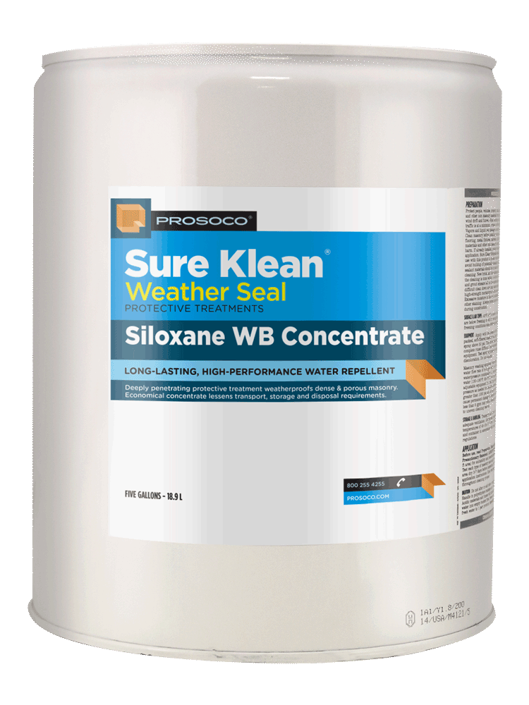 Siloxane WB Concentrate Water Repellent 40025-05GAL (Mini Pallet) Prosoco Mini Pallet of 4 Units (5 Gallon)