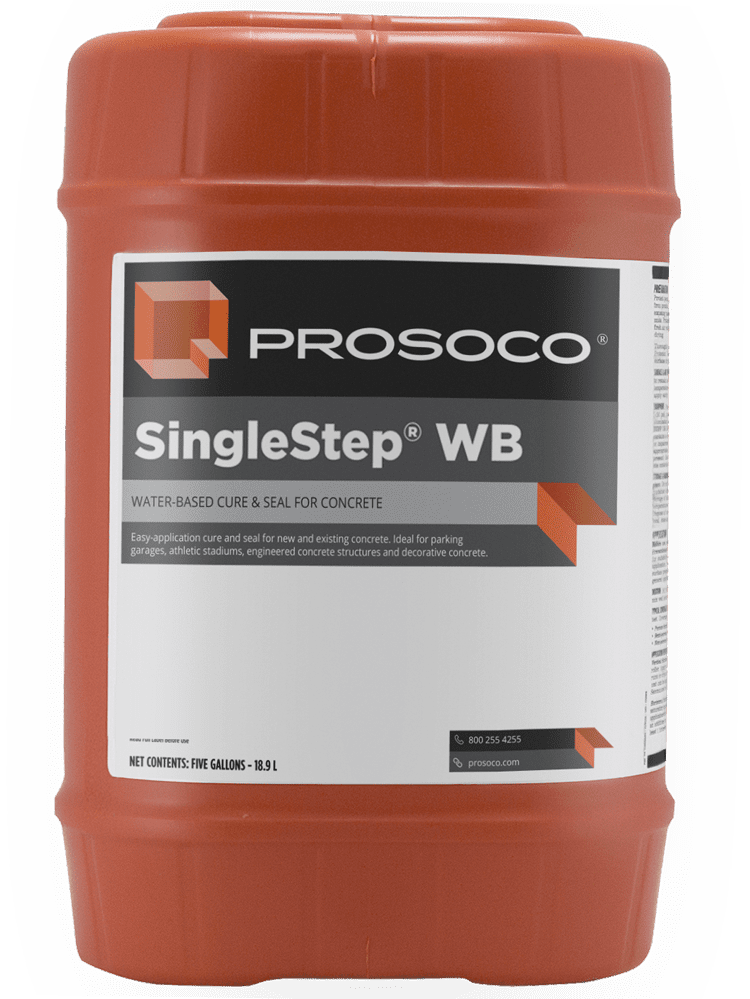 SingleStep WB Concrete Curing & Weatherproofing Blend - Pallet of 32 Units Prosoco