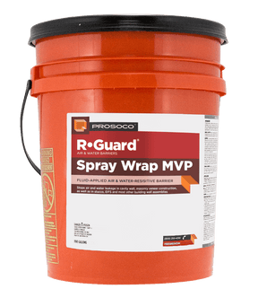 R-Guard Spray Wrap MVP Air & Water-Resistive Barrier - Bulk Prosoco