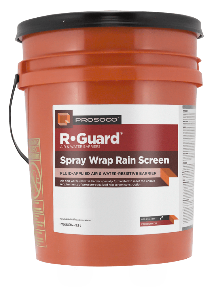 R Guard Spray Wrap Rain Screen Prosoco