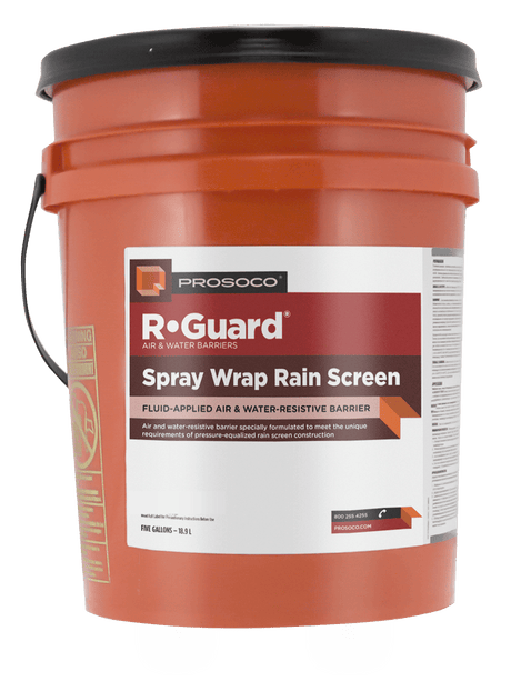 R Guard Spray Wrap Rain Screen Prosoco