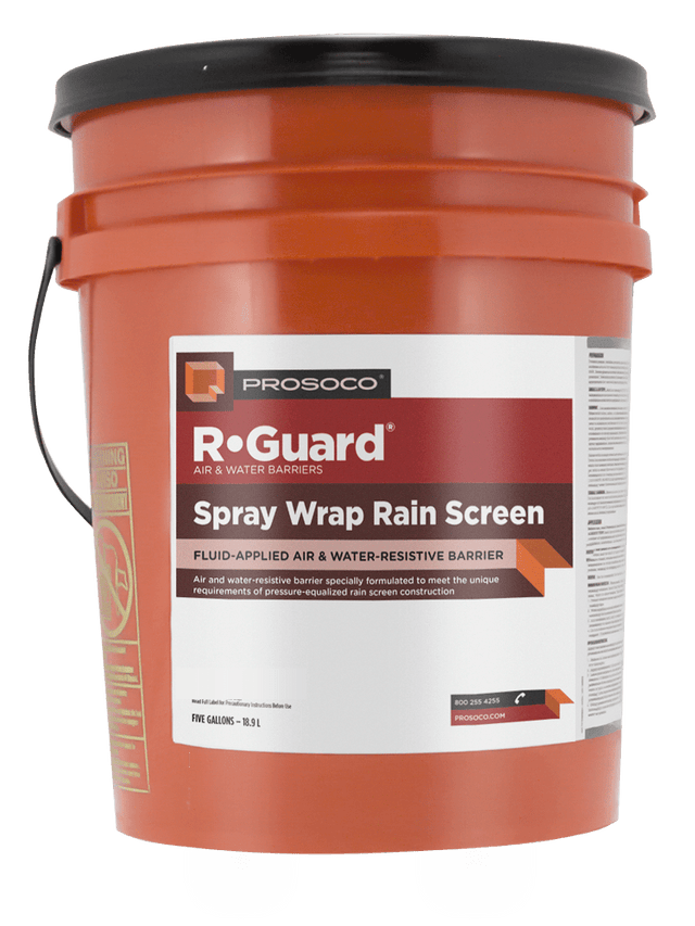 R Guard Spray Wrap Rain Screen Prosoco