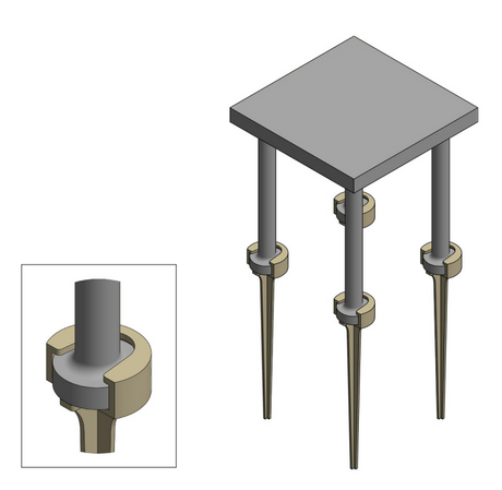 Stud Extender - 100pcs Surebuilt