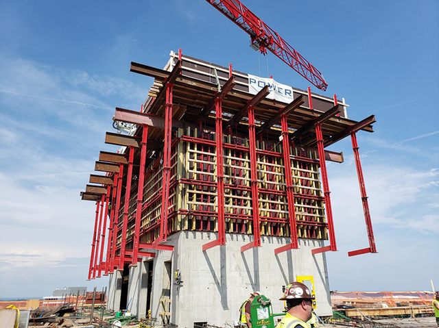 Self-Riser Climbing Formwork System Surebuilt