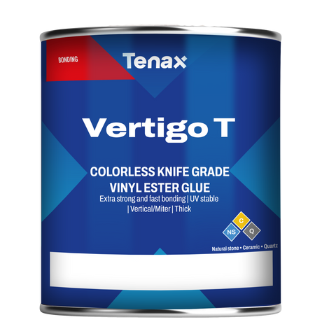 Vertigo T Vinyl Ester Knife Grade (Formerly Titanium) VERTIGOTKG1QT Tenax Quart