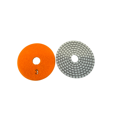 3 Step White Pads dpenstp-3.2 Diamond Tool Store Step 3 Style 2