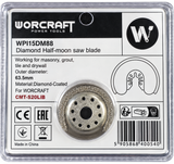 Worcraft diamond half moon saw blade