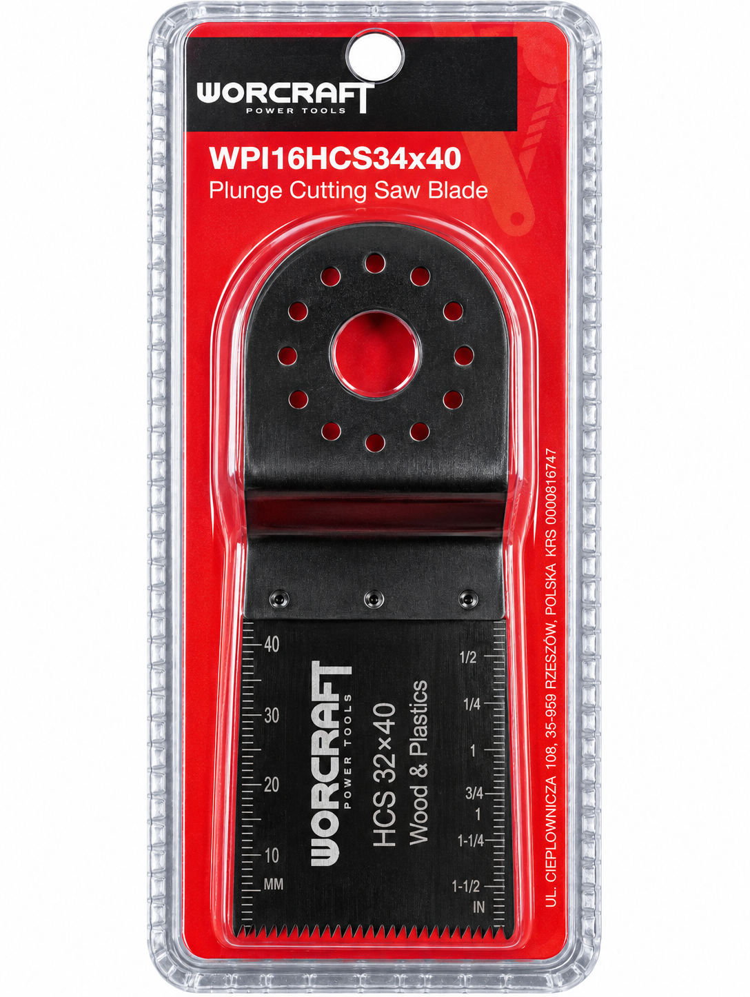 Worcraft plunge cutting saw blade