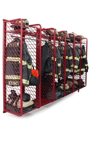 Wall Mounted Red Rack Ready Rack