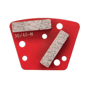 Trapezoid Bolt On - Double Bar Segments - Medium Bond Syntec Diamond Tools