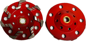 Z Segmented Cup Wheel ZSEG511A318 Diamond Tool Store 5" Coarse 5/8-7/8
