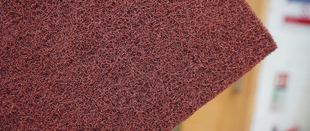 Maroon Stripping Pad 10"x6" (Pack of 10) Motor Scrubber