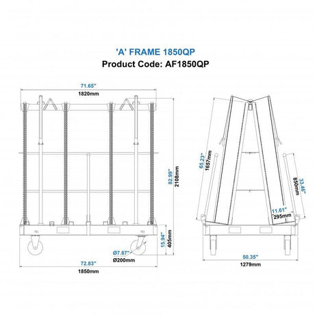 Aardwolf 'A' Frame 1850-QP Aardwolf