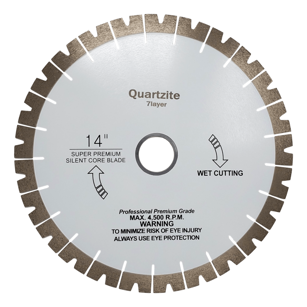 Array Pattern Diamond Blade for Quartzite PRPQ1425 Diamond Tool Store 14"