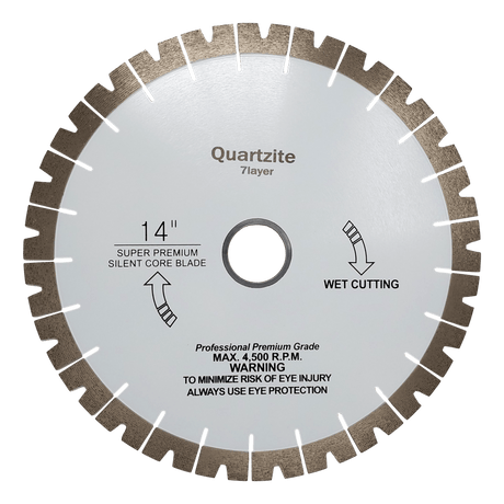 Array Pattern Diamond Blade for Quartzite PRPQ1425 Diamond Tool Store 14"