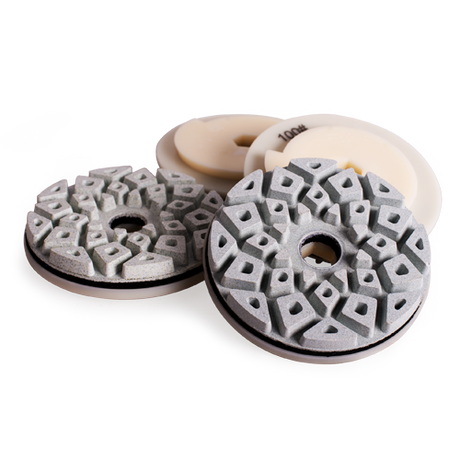 In-Line Snail lock Polishing Pads - ASFM Diamond Tool Store