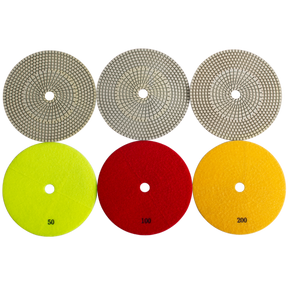 Premium White Resin Matrix Polishing Pads - ASHSR Diamond Tool Store