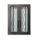Athena Double Doors Custom Iron Door Pros