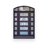 Atlas Contemporary Iron Door with Sidelights Custom Iron Door Pros