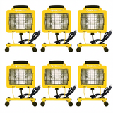500 Watt Heavy-Duty Halogen Work Light – Pack of 6 Lights