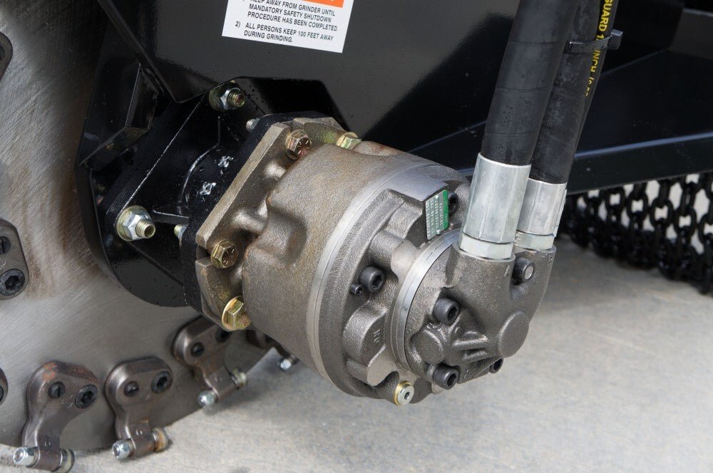 Skid Steer Swing Arm Stump Grinder | Blue Diamond Attachments