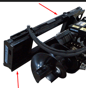 Blue Diamond® Skid Steer Trencher 131005 Blue Diamond Attachments Trencher Mount Skid Steer 47 1/8" Wide - Mount Only no Trencher